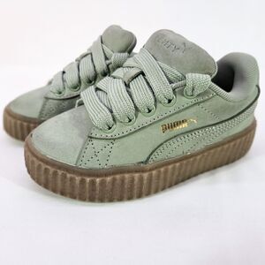 Puma x Fenty Creeper Phatty Kids Shoes Size 12C Green Fog Gum 399867-02 Rihanna